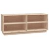 vidaXL Armoire &agrave; chaussures 110x34x45 cm Bois de pin massif