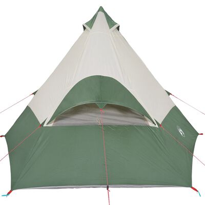 vidaXL Tente de camping tipi 7 personnes vert imperméable
