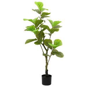 vidaXL Ficus artificiel 30 feuilles 125 cm vert