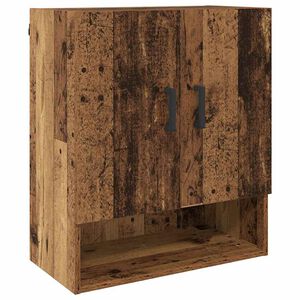 vidaXL Meuble mural Vieux bois 60 x 31 x 70 cm Bois d'ing&eacute;nierie