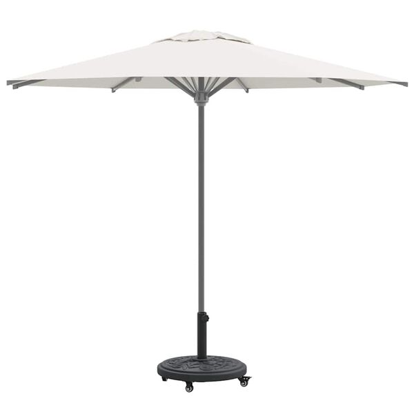 vidaXL Pied de parasol Noir Ø38-48 mm PE, béton et fer