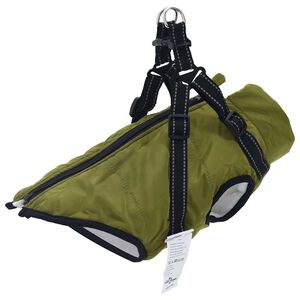 vidaXL Manteau pour chiens avec harnais imperméable réfléchissant L24
