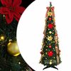 vidaXL Sapin de No&euml;l artificiel avec 100 LED Vert 155 cm PVC