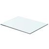 vidaXL Panneau pour &eacute;tag&egrave;re Verre transparent 40 x 25 cm