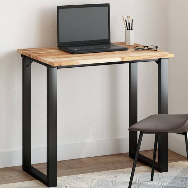 vidaXL Dessus de table rectangulaire 100x60x2 cm bois massif d'acacia