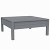 vidaXL Salon de jardin 3 pcs avec coussins Gris Bois de pin massif