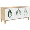 vidaXL Meuble TV HANAU 102 x 33 x 50 cm Sonoma Bois d'ing&eacute;nierie