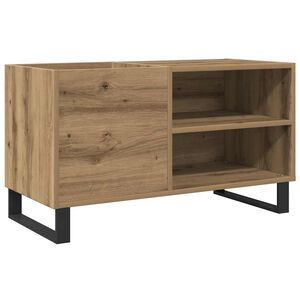 vidaXL Armoire &agrave; disques ch&ecirc;ne artisanal 84,5x38x48 cm bois ing&eacute;nierie