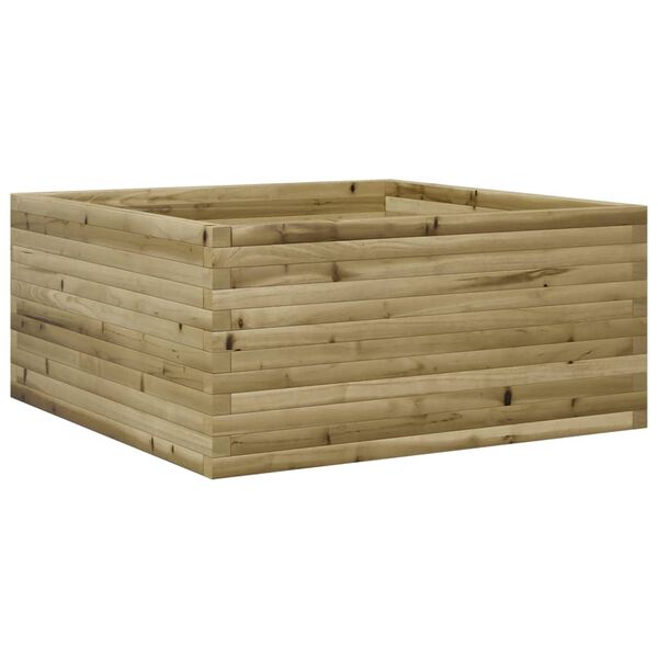 vidaXL Jardini&egrave;re 100x100x46 cm bois de pin impr&eacute;gn&eacute;