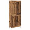 vidaXL Haut Armoire Bois Ancien 69,5 x 34 x 180 cm Bois d'ing&eacute;nierie
