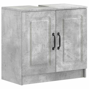 vidaXL Meuble sous Lavabo de Salle de Bain UTRECHT Gris b&eacute;ton