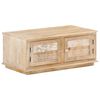 vidaXL Table basse 90x49x37 cm Bois de manguier massif