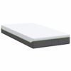 vidaXL Matelas Blanc et Gris 90 x 190 cm Tissu jacquard
