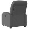 vidaXL Fauteuil de massage inclinable Gris fonc&eacute; Tissu