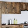 vidaXL Armoire murale de cuisine Lucca ch&ecirc;ne fum&eacute; bois ing&eacute;nierie
