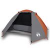 vidaXL Tente de camping &agrave; d&ocirc;me 2 personnes orange imperm&eacute;able