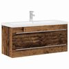 vidaXL Meuble de Lavabo de Salle de Bain avec tiroir 2 pcs Bois Ancien