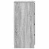 vidaXL Buffet sonoma gris 37,5x35x76 cm bois d'ingénierie