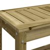 vidaXL Banc de jardin 82,5x35x45 cm bois de pin impr&eacute;gn&eacute;