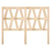vidaXL T&ecirc;te de lit 141x4x100 cm Bois massif de pin