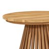 vidaXL Table d'appoint Marron 50 x 50 x 49,5 cm Bois de teck massif
