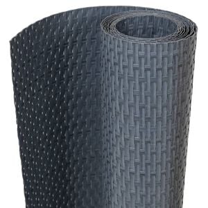 vidaXL Paravent de balcon anthracite 300x90 cm r&eacute;sine tress&eacute;e