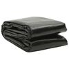 vidaXL Couverture de piscine Noir 732 x 366 cm PE