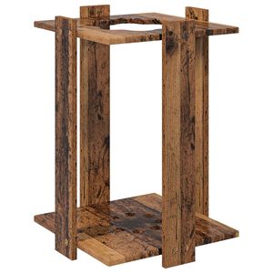 vidaXL Support de queue de billard Bois d'ing&eacute;nierie 42 x 43 x 60 cm