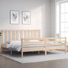 vidaXL Cadre de lit sans matelas 200x200 cm bois massif de pin