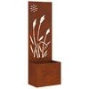 vidaXL &Eacute;cran de confidentialit&eacute; de jardin Rouill&eacute; 50 x 32 x 150 cm