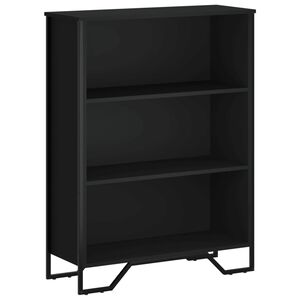 vidaXL Biblioth&egrave;que noir 80x31x106 cm bois d'ing&eacute;nierie