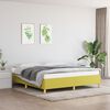 vidaXL Cadre de lit sans matelas vert 180x200 cm tissu