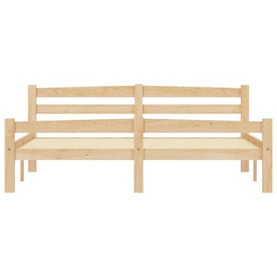 vidaXL Cadre de lit sans matelas bois massif de pin 160x200 cm