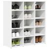 vidaXL Cabinet &agrave; chaussures avec &eacute;tag&egrave;re Blanc 77,5 x 30 x 83,5 cm