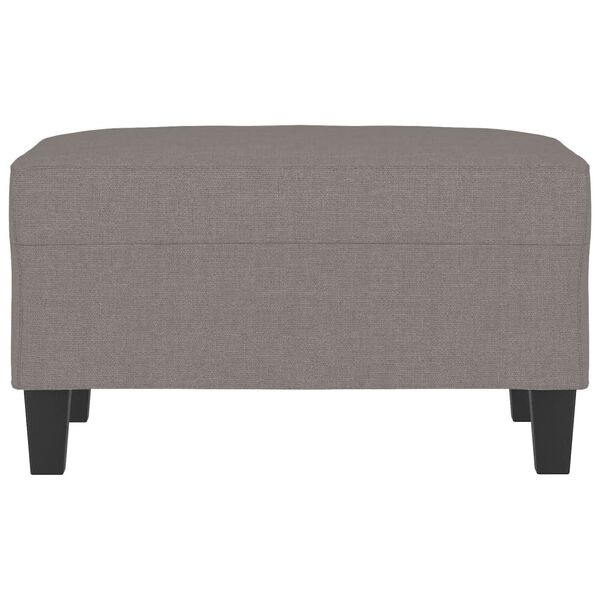 vidaXL Repose-pied Taupe 70x55x41 cm Tissu
