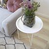House Nordic Table d'appoint Anne 47 cm Rond Blanc