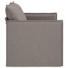 vidaXL Canap&eacute; 120cm Taupe M&eacute;tал