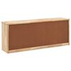vidaXL Banc de rangement de chaussures 94x20x38cm Bois massif de noyer