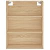 vidaXL Buffet haut Ch&ecirc;ne sonoma 69,5x34x180 cm Bois d'ing&eacute;nierie
