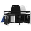 vidaXL Lit mezzanine enfants avec tunnel sans matelas 80x200 cm