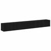 vidaXL Ensemble meuble TV 3 pc Ch&ecirc;ne noir Bois d'ing&eacute;nierie