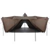 vidaXL Tente familiale tipi 8 personnes marron imperm&eacute;able