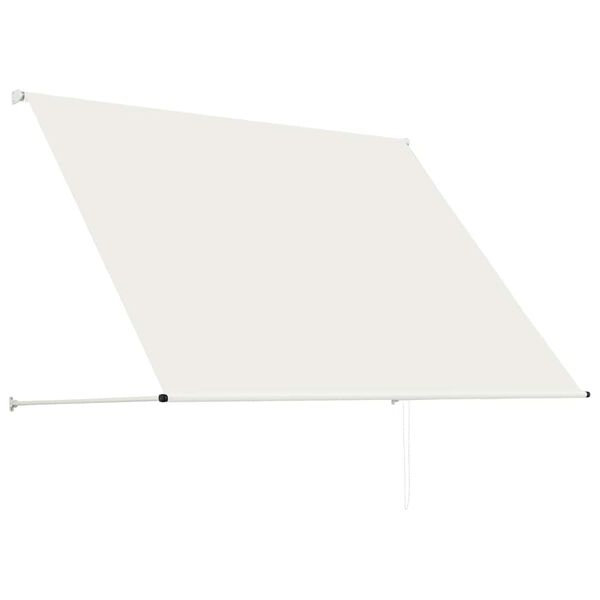 vidaXL Auvent r&eacute;tractable 200x150 cm Cr&egrave;me