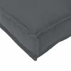 vidaXL Coussin de palette Anthracite 200 x 40 x 8 cm Tissu Oxford