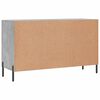 vidaXL Buffet gris béton 100x36x60 cm bois d'ingénierie