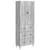 vidaXL Ensemble de Meubles 2 pc Sonoma gris Bois d'ing&eacute;nierie