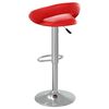 vidaXL Tabouret de bar Rouge Similicuir