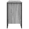 vidaXL Armoire lavabo de salle de bain sonoma gris 91x35x60 cm
