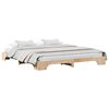 vidaXL Cadre de lit Naturel 180 x 200 cm Pin massif