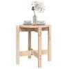 vidaXL Table basse &Oslash; 42,5x45 cm Bois massif de pin